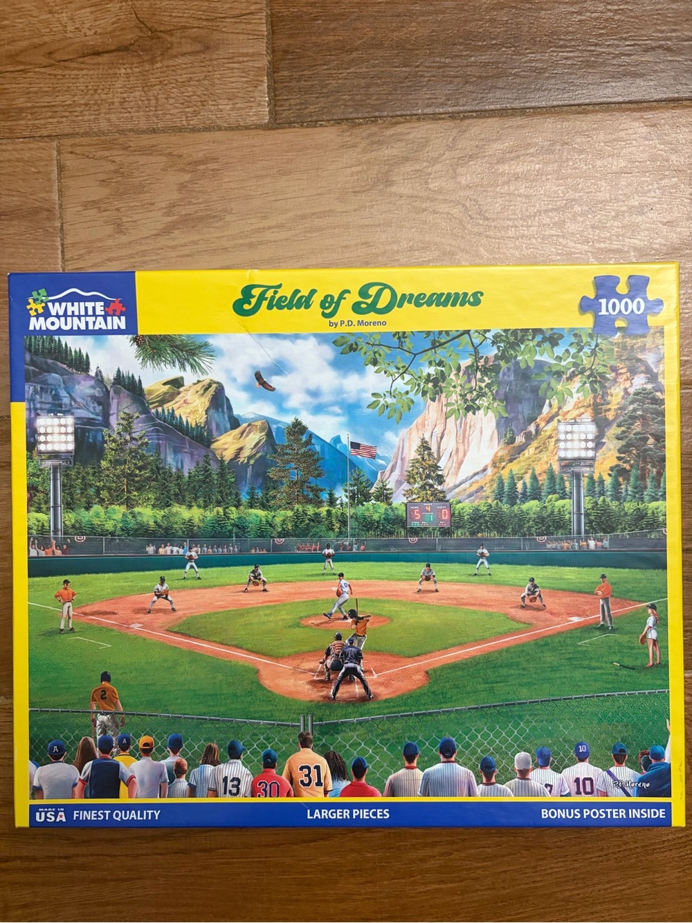 White Mountain 1000-Piece Puzzle 🧩 Field of Dreams